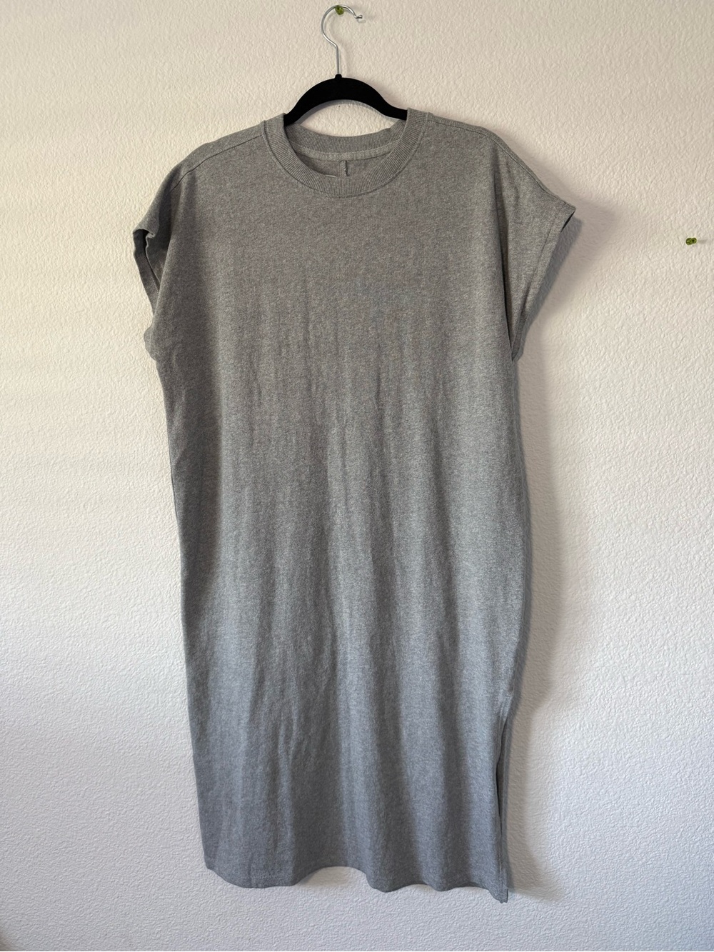 LE BON SHOPPE Everyday Maxi Shirt Dress - Grey Size L V1 - Picture 2 of 14